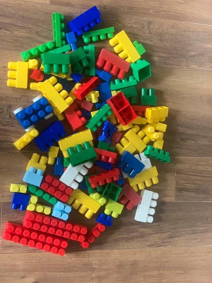 Collectie Megabloks en Abrick blokken, Kinderen en Baby's, Speelgoed | Bouwstenen, Gebruikt, Megabloks, Ophalen of Verzenden