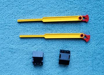 Lego trein locomotief stoot stangen Geel met geleider blokje beschikbaar voor biedingen