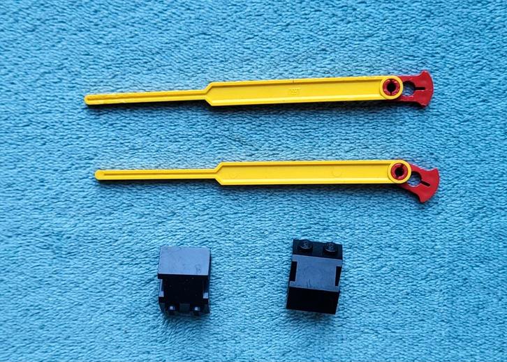 Lego trein locomotief stoot stangen Geel met geleider blokje, Kinderen en Baby's, Speelgoed | Duplo en Lego, Gebruikt, Lego, Losse stenen