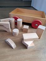 Houten blokkenwagen van Haba, Kinderen en Baby's, Speelgoed | Houten speelgoed, Ophalen of Verzenden, Zo goed als nieuw, Overige typen
