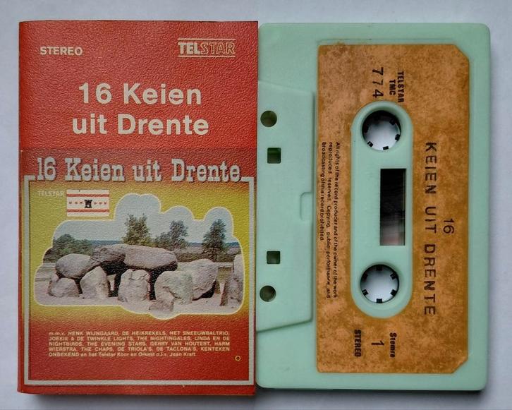 TMC  - 774.  16 Keien uit Drenthe., Cd's en Dvd's, Cassettebandjes, Zo goed als nieuw, 1 bandje, Ophalen of Verzenden