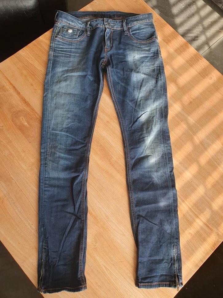 Denham Spijkerbroek W29 L32 Blauw - Skinny Fit, Kleding | Heren, Spijkerbroeken en Jeans, Zo goed als nieuw, W32 (confectie 46) of kleiner