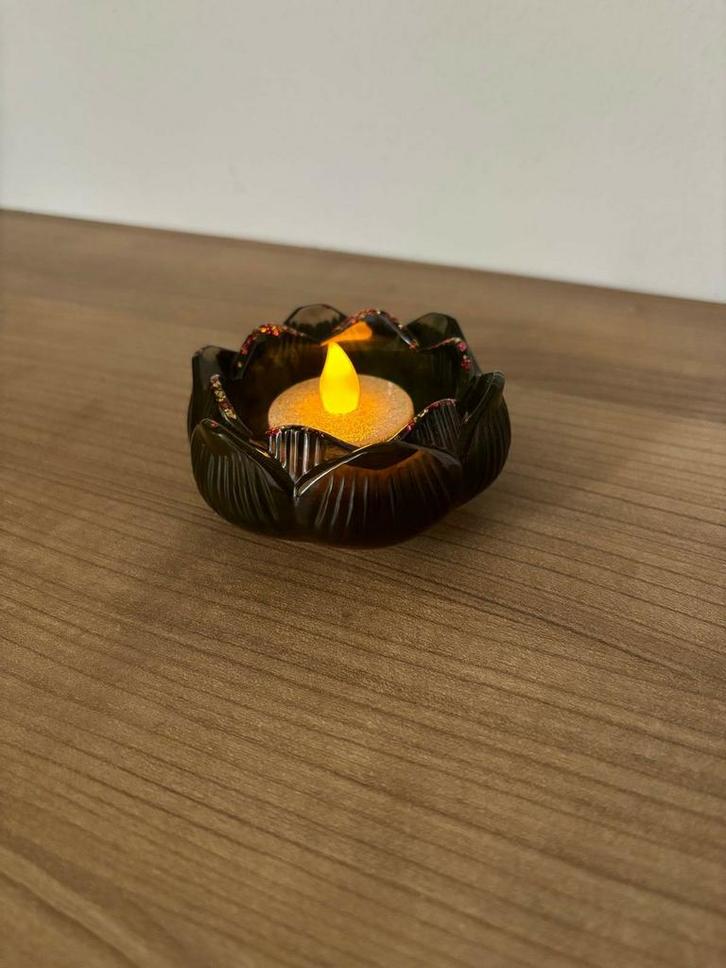 Resin kaarshouder, Huis en Inrichting, Woonaccessoires | Kandelaars en Kaarsen, Nieuw, Kaars, 25 tot 50 cm, Overige materialen