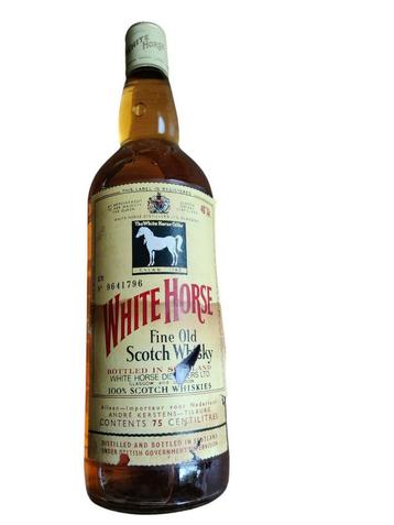 Fles White Horse wiskey Glasgow  beschikbaar voor biedingen