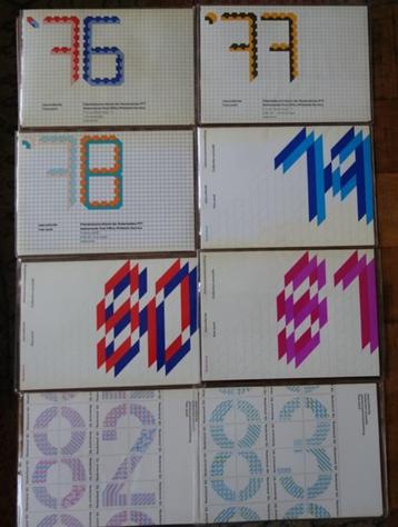 Jaarsets postzegels Nederland 1977 - 1999 beschikbaar voor biedingen