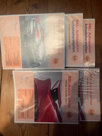 MBO Schoolboeken autospuiter lrj. 1 t/m 3 beschikbaar voor biedingen