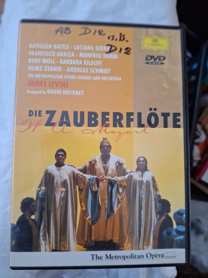 Aangeboden : DVD W.A. Mozart: Die Zauberflote (The Magic Flu, Cd's en Dvd's, Dvd's | Muziek en Concerten, Gebruikt, Muziek en Concerten