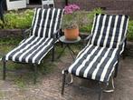 Set van 2 tuin ligbed kussens, Ophalen, Gebruikt, Overige materialen