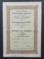 Cultuurmaatschappij Bagdjanagara (Ned.Indie) Amsterdam 1926, Verzenden, 1920 tot 1950, Aandeel