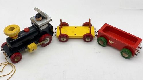 Brio 1960's Treinset Zweden, Kinderen en Baby's, Speelgoed | Houten speelgoed, Zo goed als nieuw, Duw- of Trekspeelgoed, Ophalen of Verzenden
