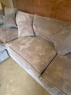 !!ACTIE!! NIEUWE VELVET RIBSTOF HOEKBANK, Huis en Inrichting, Banken | Bankstellen, Verzenden, Hoekbank, Metaal, 150 cm of meer