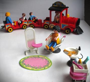 Playmobil 5549 Trein en wagonnen + Beauty salon 5487 beschikbaar voor biedingen