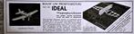 Vliegtuig 1935: adv. Lockheed Orion bouwdoos van Ideal, Verzenden, Voor 1940, Gebruikt, Overige onderwerpen