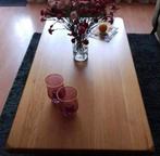 Massief Eiken Salontafel met Laden - 140x74x45cm, Ophalen, Gebruikt, 100 tot 150 cm, Eikenhout