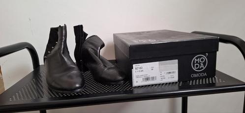 Enkellaarsjes zwart O'Moda maat 38, Kleding | Dames, Schoenen, Zo goed als nieuw, Lage of Enkellaarzen, Zwart, Ophalen of Verzenden