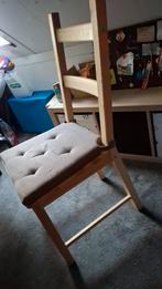 Eettafelstoelen, Huis en Inrichting, Stoelen, Ophalen, Zo goed als nieuw, Grijs, Twee