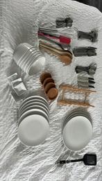 Servies en bestek set, Ophalen, Zo goed als nieuw, Rvs of Chroom