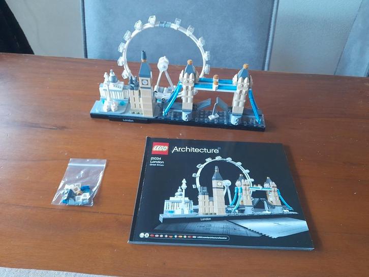 Lego Architecture Londen 21034 compleet, Kinderen en Baby's, Speelgoed | Duplo en Lego, Zo goed als nieuw, Ophalen of Verzenden