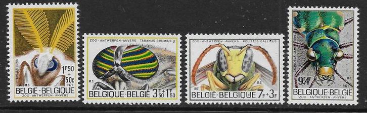 België 1971   Insecten   1663/66   (Pfr), Postzegels en Munten, Postzegels | Europa | België, Postfris, Verzenden