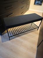 Zwart bankje 100x36x48, Huis en Inrichting, Banken | Voetenbanken en Poefen, Ophalen, Rechthoekig, 125 cm of meer, Minder dan 50 cm