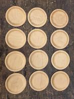 12 Vintage Silva onderzetters, Huis en Inrichting, Ophalen of Verzenden, Gebruikt, Glas of Kopje