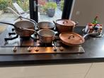 Originele Falk Pannenset Falk pannen 5 stuks origineel, Huis en Inrichting, Keuken | Potten en Pannen, Gebruikt, Inductieplaat