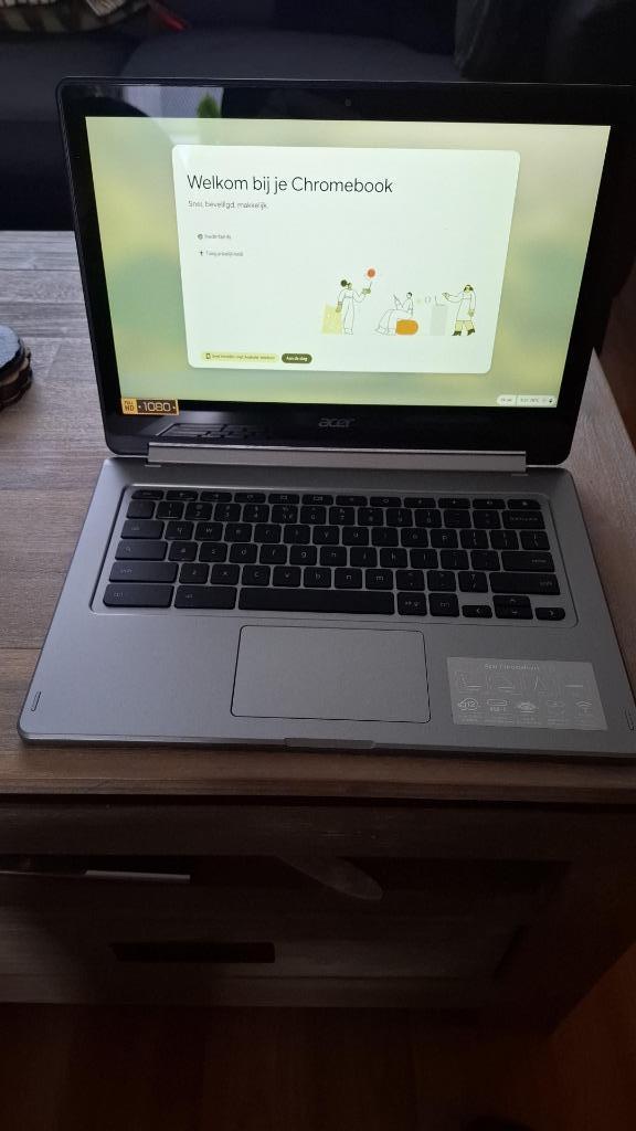 Acer Chromebook R13, als nieuw, geen updates meer, Computers en Software, Chromebooks, Gebruikt, 13 inch, 4 GB of minder, 64 GB
