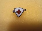 Speldje broche Rode Kruis (emaille), Verzamelen, Ophalen, Gebruikt, Overige onderwerpen, Speldje of Pin
