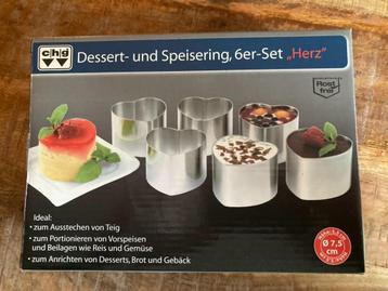 RVS eet ring & wijnrekje amuse voorgerecht hoofdgerecht hart beschikbaar voor biedingen