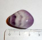 Amethist Chevron Edelsteen Mineraal Knuffelsteen, Verzenden, Mineraal