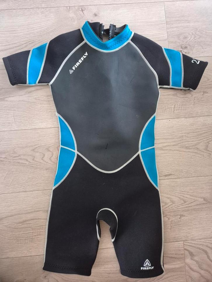 Wetsuit shorty maat 146, Watersport en Boten, Watersportkleding, Zo goed als nieuw, Wetsuit, Kind, Ophalen