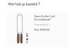 Dyson Purifier Cool Formaldehyde - Zo goed als nieuw!, Witgoed en Apparatuur, Airco's, Ventileren, 3 snelheden of meer, Ophalen of Verzenden