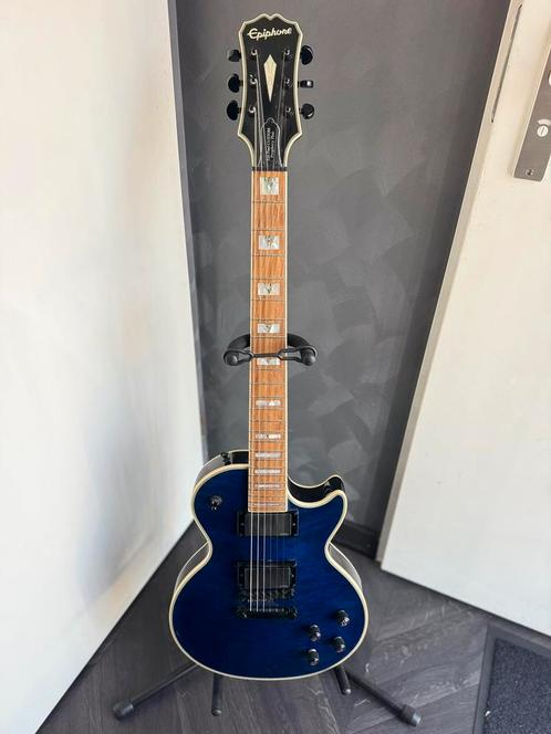 Epiphone Les Paul prophecy Plus Midnight Sapphire, Muziek en Instrumenten, Snaarinstrumenten | Gitaren | Elektrisch, Gebruikt