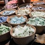 Amberblokjes,  2,50 per stuk., Huis en Inrichting, Ophalen of Verzenden, Nieuw, Glas of Kopje
