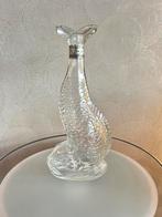 Glazen fles dolfijn karper vis 75 cm inhoud, Antiek en Kunst, Ophalen of Verzenden