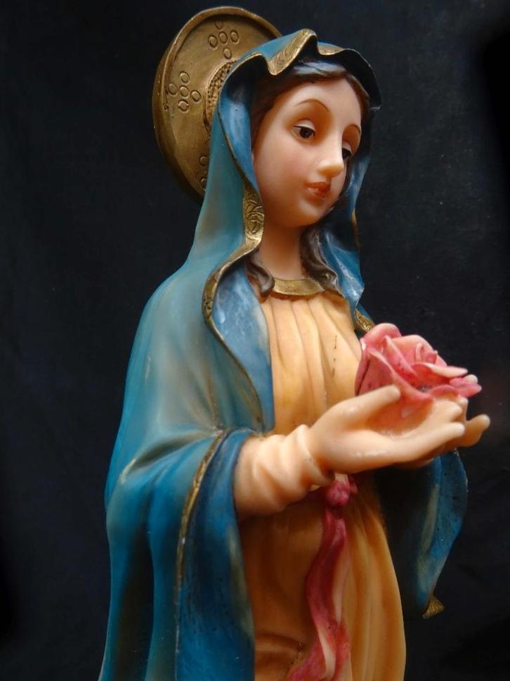 1116=Heilige Maria met een roos.71, Antiek en Kunst, Antiek | Religie, Ophalen of Verzenden