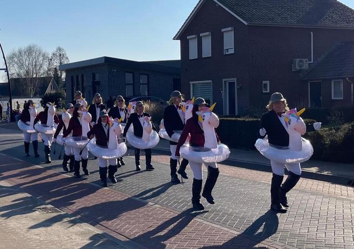 Loopgroep voor optocht, ruiters, Kleding | Dames, Carnavalskleding en Feestkleding, Zo goed als nieuw, Kleding, Carnaval, Maat 42/44 (L)