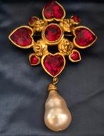 vintage emanuel ungaro Paris broche, Ophalen of Verzenden, Zo goed als nieuw, Overige kleuren, Overige materialen