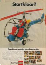 retro reclame 1983 Lego speelgoed technic helicopter, Verzamelen, Retro, Verzenden, Overige typen