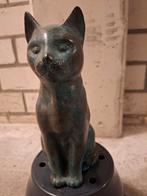 Te koop bronzen kat, Ophalen of Verzenden, Zo goed als nieuw, Dier