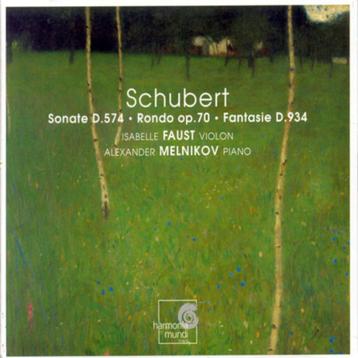 SCHUBERT Sonate d574 CD FAUST MELNIKOV HM  beschikbaar voor biedingen