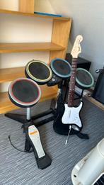 PlayStation Drumstel en Guitar - Guitar Hero, Ophalen, Zo goed als nieuw