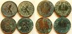 4 oude centen, Postzegels en Munten, Munten | Nederland, Verzenden, Koningin Wilhelmina, 1 cent