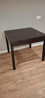 Uitklapbare stevige tafel., Ophalen, Zo goed als nieuw, Rechthoekig, 50 tot 100 cm