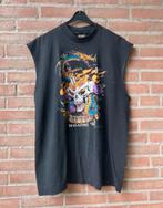 Vintage 90s Tattoo Magazine Shirt Biker Harley 3D Emblem XL, Ophalen of Verzenden, Maat 56/58 (XL), Zwart