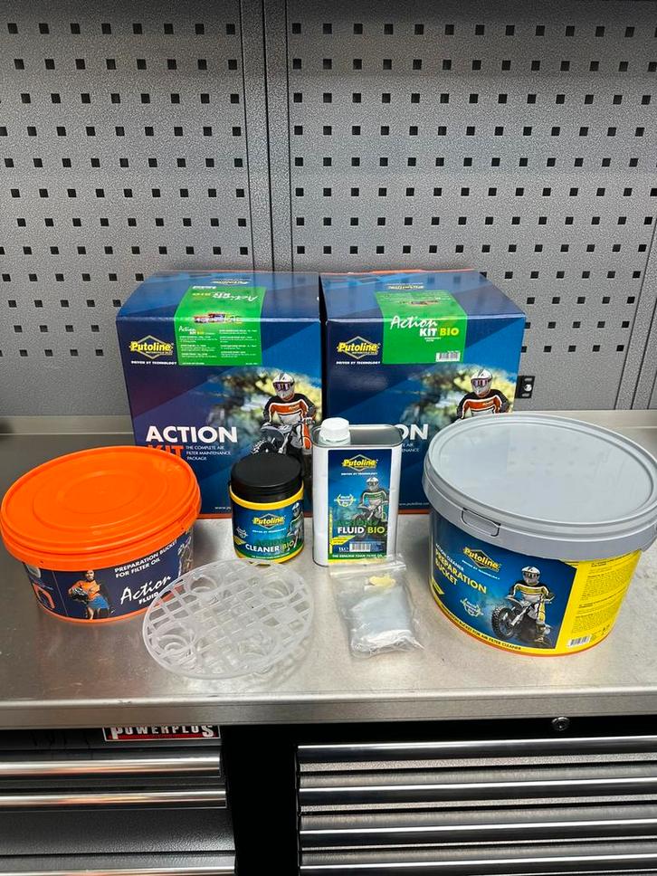 Putoline Action kit schoonmaak middel luchtfilter crossmotor, Motoren, Tuning en Styling, Ophalen of Verzenden