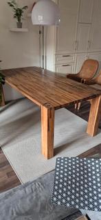 Teakhouten Eetkamertafel met lichte gebruikerssporen, Ophalen