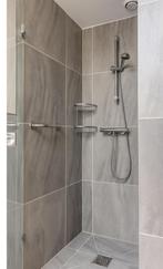 Glazen douchedeur inclusief douchekraan Hans Grohe, Ophalen, Gebruikt, Glas, Douche