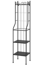 Stijlvolle Zwarte Metalen accessoire rek, Ophalen, Nieuw