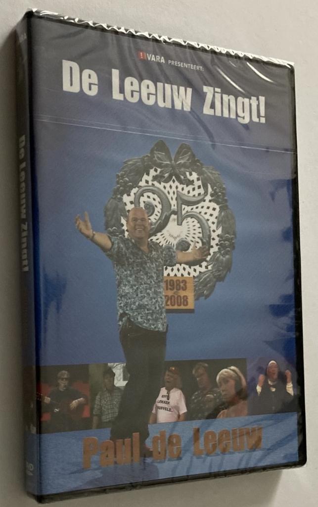 DVD Paul de Leeuw - De Leeuw Zingt! Nieuw in folie, Cd's en Dvd's, Dvd's | Muziek en Concerten, Nieuw in verpakking, Muziek en Concerten